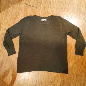 Loft olive green sweater